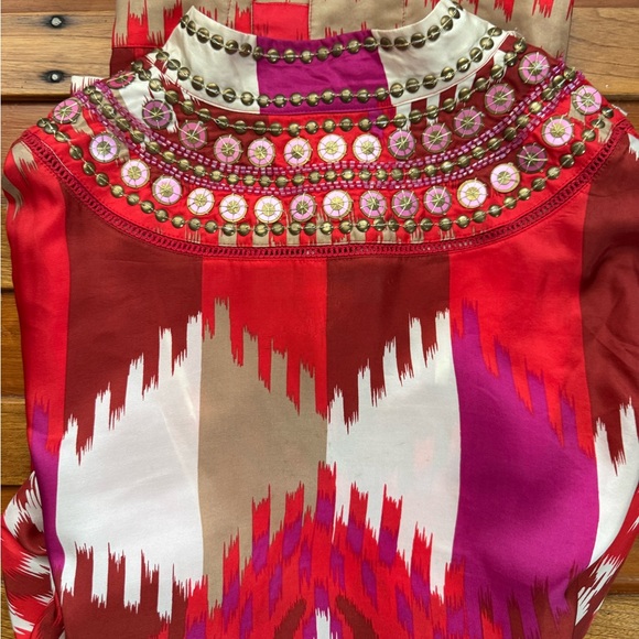 Tory Burch Iveta Silk Tunic - Picture 6 of 9